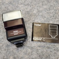 Flash Vivitar 628AF C foco automático para Canon #232437 comprar usado  Enviando para Brazil