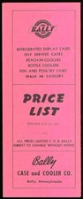 Vitrines refrigeradas Bally lista de preços 1950 comprar usado  Enviando para Brazil