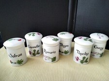 Pots épices porcelaine d'occasion  Rivery