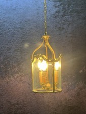 Rif. 103 / Magnifico Lanterna IN Bronzo: Lampadario Antico Test A Nuovo comprar usado  Enviando para Brazil