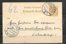 1897 rohrpost karte gebraucht kaufen  Leipzig
