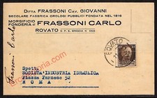 Ae4394 cartolina epoca usato  Milano