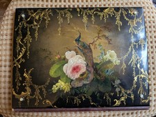 Antique lacquered handpainted for sale Antique lacquered handpainted for sale  STOURBRIDGE