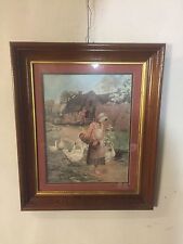 Antique print framed. for sale  King George