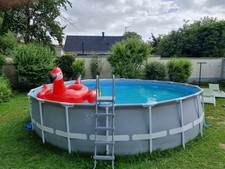 Piscine tubulaire ronde d'occasion  Lambres-lez-Douai