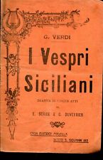 Vespri siciliani dramma usato  Molfetta