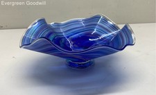 Glass bowl swirled for sale  Seattle