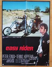 EASY RIDER Dennis Hopper Harley Davidson pôster original filme francês anos 70 comprar usado  Enviando para Brazil
