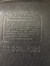 Coach vintage leather for sale  New York
