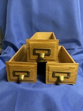 Three oak drawers for sale  Loudon