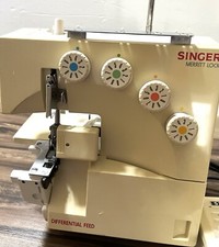Máquina de costura Singer Merrit Lock alimentação diferencial com pedal testado comprar usado  Enviando para Brazil