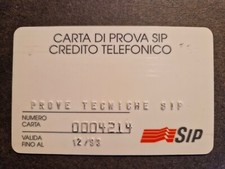 Scheda telefonica sip usato  Italia