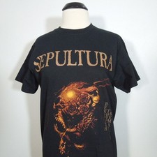 Usado, Camiseta SEPULTURA Beneath The Remains M MÉDIA logotipo banda preta comprar usado  Enviando para Brazil