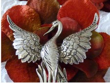 Broche ancienne cigogne d'occasion  Fouras