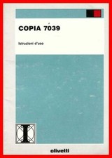 Olivetti copia 7039 usato  Castelvetro di Modena