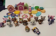 Littlest Pet Shop Hasbro Filhote Gatos Banho de Cobra Hamster Casa de Cachorro Acessórios LPS comprar usado  Enviando para Brazil