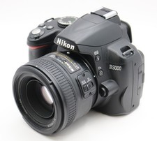 Kit de câmera Nikon D3000 DSLR com lente e acessórios 50mm f/1.8 + 28-105mm – Testado comprar usado  Enviando para Brazil