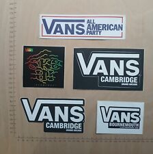 Set vans stickers for sale  HARLOW