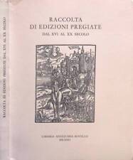 Raccolta edizioni pregiate. usato  Italia
