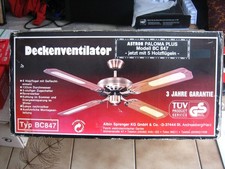 Deckenventilator astron paloma gebraucht kaufen  Dortmund
