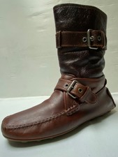 Bottines cuir marron d'occasion  Toulouse-