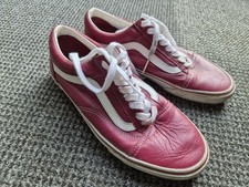 Red white leather for sale  PRESTON