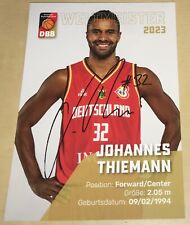 Johannes thiemann autogrammkar gebraucht kaufen  Ibbenbüren