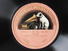 78rpm PADEREWSKI Piano - CHOPIN Valse Op.34 - ACOUSTIC MONARCH 1912 comprar usado  Enviando para Brazil