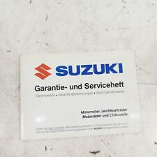 Suzuki 99 garantieheft gebraucht kaufen  Dortmund