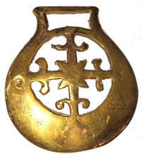 Horse brass médaillonvintage d'occasion  Mer