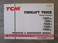MANUAL DE MANUTENÇÃO DE OPERAÇÃO DE EMPILHADEIRA DIESEL TCM OF-91AGE comprar usado  Enviando para Brazil