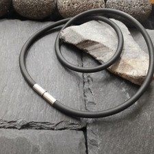 Kautschukkette 925er silber gebraucht kaufen  Hamburg