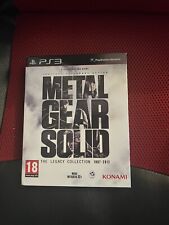 METAL GEAR SOLID THE LEGACY COLLECTION PS3 ITALIANO Hideo Kojima Konami Raro comprar usado  Enviando para Brazil
