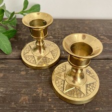 Pair celestial candlesticks for sale  BOLTON