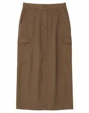 Saia BHS Feminina Maxi Cargo Reino Unido 12 Média W27 Marrom Algodão BM16 comprar usado  Enviando para Brazil