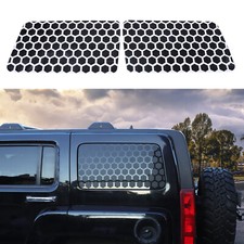 2 peças adesivo de janela lateral traseira de carro para Hummer H3 2005-2009 estilo favo de mel vinil comprar usado  Enviando para Brazil