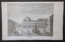 1831 Borsa Varsavia acquaforte Warsaw Warszawa Gmach Giełdy i Banku Polskiego, używany na sprzedaż  Wysyłka do Poland