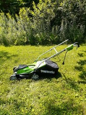 Cortador de grama com fio Greenworks 14 polegadas 9 ampères  comprar usado  Enviando para Brazil