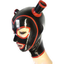 Cappuccio maschera lattice usato  Spedire a Italy