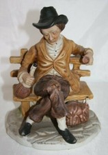 Figur landstreicher bank gebraucht kaufen  Borken