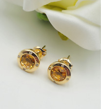 Citrine stud earrings d'occasion  Expédié en Belgium
