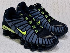 Tênis Nike Shox TL azul preto volt prata corrida caminhada masculino juvenil infantil tamanho 4, usado comprar usado  Enviando para Brazil