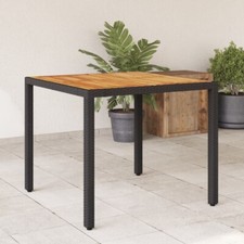 Gartentisch holzplatte schwarz gebraucht kaufen  Leun