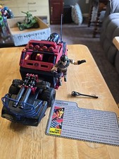 Vintage 1986 Hasbro GI Joe Dreadnok Thunder Machine Thrasher Completo com Antena comprar usado  Enviando para Brazil