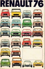 Catalogue brochure renault d'occasion  Saône