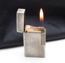 Isqueiro a gás S.T Dupont Line 1 banhado a prata funciona bem com manutenção completa, usado comprar usado Isqueiro a gás S.T Dupont Line 1 banhado a prata funciona bem com manutenção completa, usado comprar usado  Enviando para Brazil