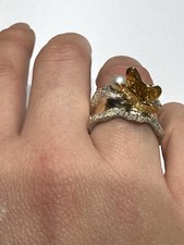 Schmetterlingsring butterfly w gebraucht kaufen  Voerde (Niederrhein)