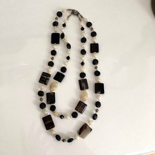 Collier perles agathe d'occasion  Expédié en Belgium