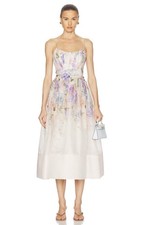 Vestido midi Zimmermann espartilho amanhecer 0 novo em folha  comprar usado  Enviando para Brazil