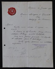 Facture beaune 1928 d'occasion  Nantes-